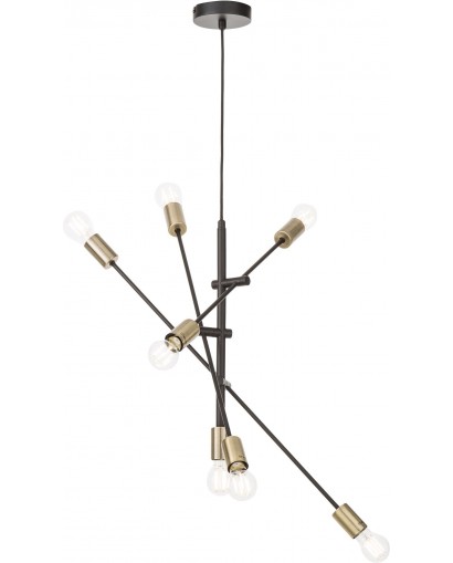 Κρεμαστό φωτιστικό μαύρο -...